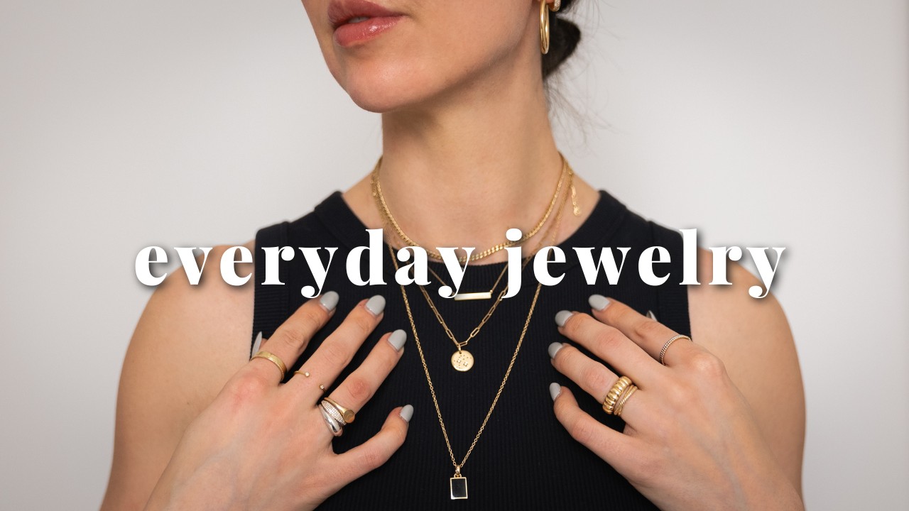 My minimalist jewelry collection - YouTube Best Minimalist Jewelry Collections Review With YouTube Demo