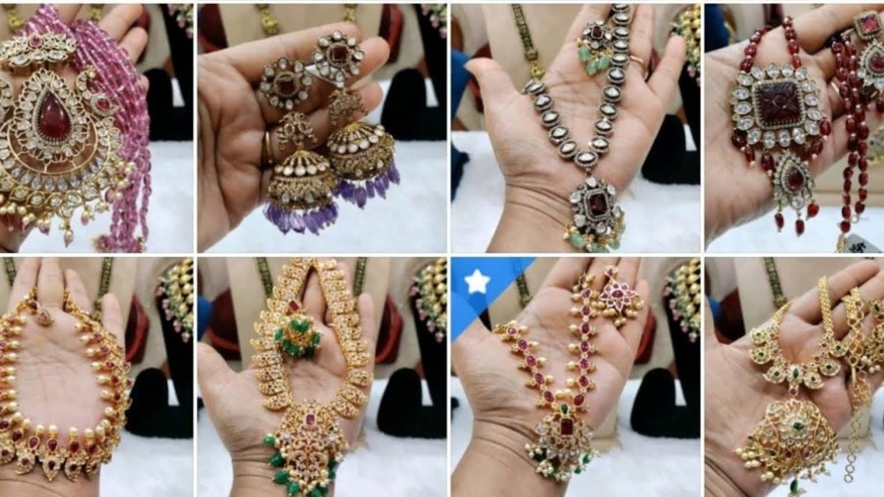 ♥️Year End Elegant jewellery collection.#jewellery #imitationjewellery ... Top Elegant Jewelry Sets Review With YouTube Demo