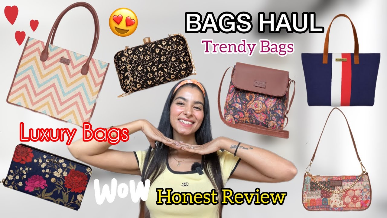 Handmakers leather finished women's office use Handbags Best Office Ready Handbags Review With YouTube Walkthrough