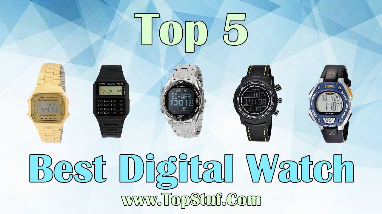 Top 5 Best Digital Watch - Best Price and Quality Watches in one video ... Top Luxury Digital Watches Review With YouTube Demo